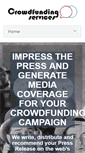 Mobile Screenshot of crowdfunding-services.com